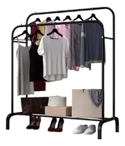 Comprar Perchero De Ropa Doble Estante Moderno Con Zapatero