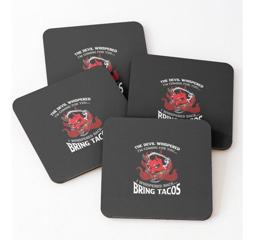 Set Posavasos Camiseta Premium De Cuello Ancho Funny Latin D