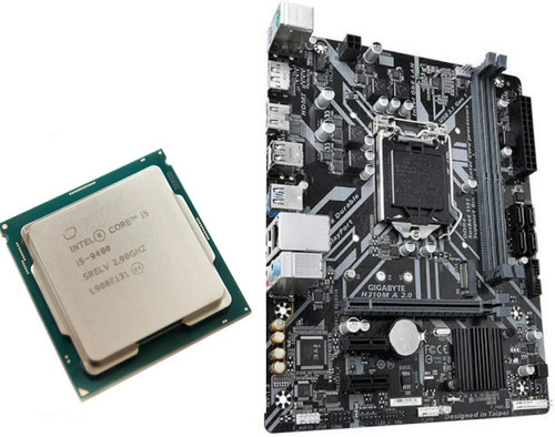 Imagen 1 de 1 de Kit De Actualización Intel Core I5 9400f + Gigabyte H10m