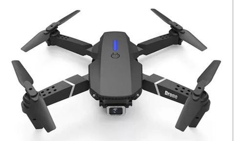 Cámara Infantil Drone E88 Para Principiantes Hd1080mp Wifi Color Negro Negro