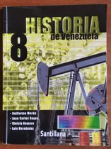 Comprar Historia De Venezuela 8 \u002F Guillermo Morón \u002F Santillana