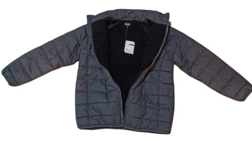 Chaqueta Gris Impermeable Talla: 10 Niños Marca: All Basics