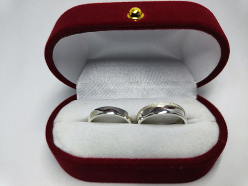 Argollas De Matrimonio De Plata 950, Cantidad 1 Par