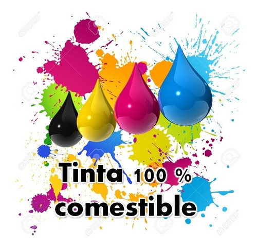 Tinta X 400 Cc + Papel Comestible 100 H Para Fototortas