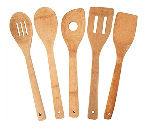 Cucharas De Madera  Cucharas De Madera Bambú Utensilios