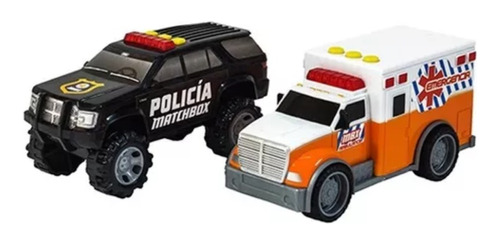 Camioneta Matchbox Ambulancia X2 Caffaro 1123