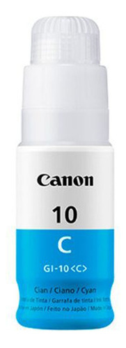 Tinta Canon 10 Azul Gi-10 10 Cyan Cian Azul Pixma G5010 6010