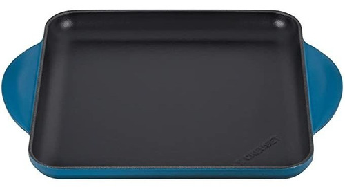 Plancha Cuadrada De Hierro Fundido Le Creuset Enamaled, 9.5