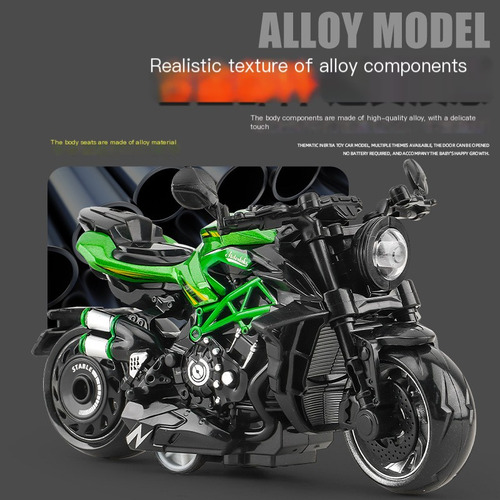 Motocicleta Toy Boy Simulación Motocicleta De Aleación M Sty