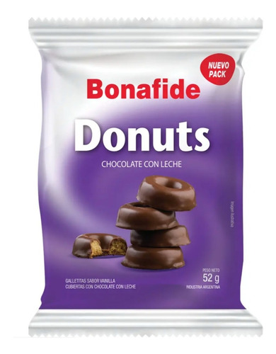Imagen 1 de 5 de Galletas Bonafide Donuts 52grs - Barata La Golosineria