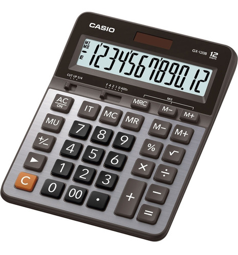 Calculadora De Escritorio Casio Gx-120b 12 Dig |watchito|