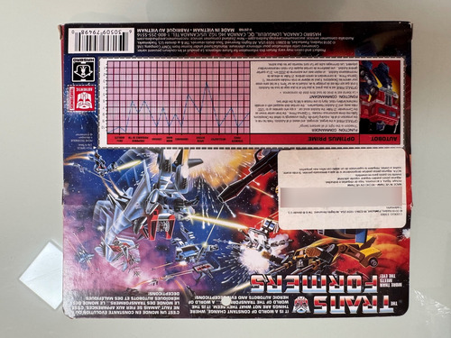 Transformers Optimus Prime G1 Original (Usado)