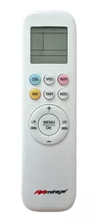 Control Para Minisiplit Mirage Xlife 2021 Ykr-t/121e Aire Ac
