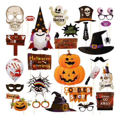 Accesorios Para Selfies De Halloween, Decoración Para Fiesta