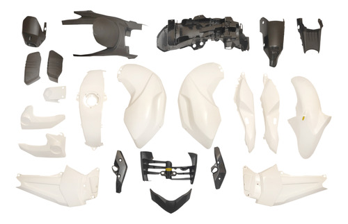 Kit Platicos Completos Yamaha Fz 16 Blanco 20 Piezas Vc