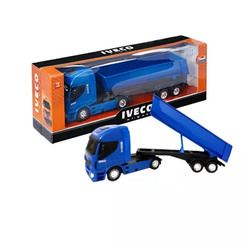 Caminhao De Brinquedo Iveco Hiway Basculante Com Caçamba