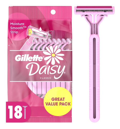 Gillette Venus Daisy Clásico De Navajas Desechables Para 18