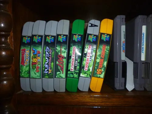 Label N64 Parte Superior End Labels Para Nintendo 64 Top