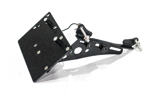 Portaplacas Lateral Ng Metalico Convertible Moto Harley Otra