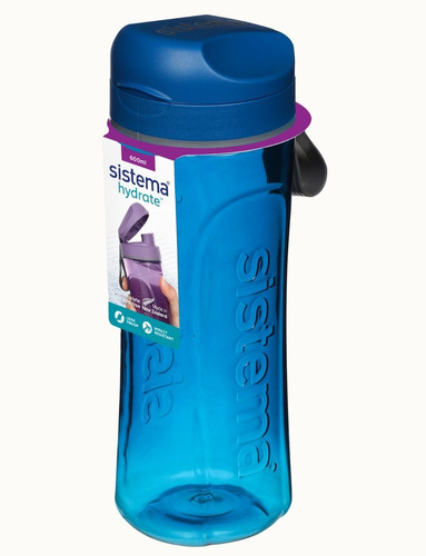 Botella Hidratación Deportiva Sistema Tritan Swift 600 Ml