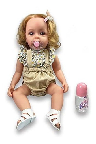 Reborn Baby Dolls Girl, 22  Hermosa Muñeca Realista De Cuerp