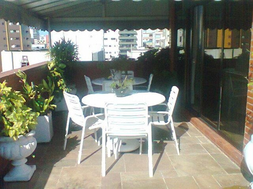 Imagem 8 de 12 de Linda Cobertura De Frente Ao Mar - 260 Metros - 3 Garagens - Praia Do Embaré - Co0014