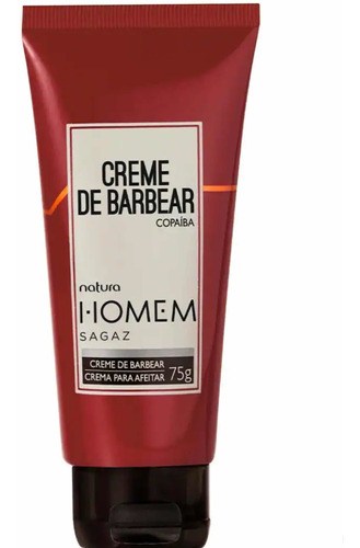 Creme De Barbear Homem Sagaz Natura -75gr Cuidados Da Pele