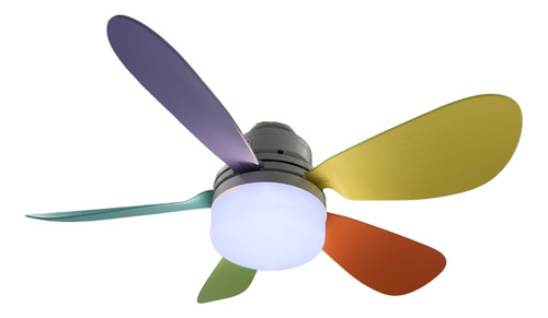 2 Piezas Ventilador Techo Abanico Luz Led 3 Tonos C/control