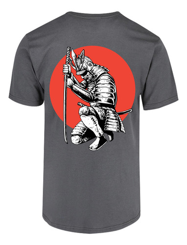 Playera Cuello Redondo Diseño Samurai Ii 100% Algodón