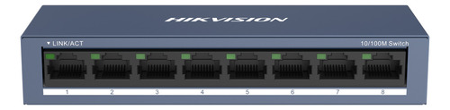 Switch 8 Puertos Fast Ethernet 10/100m Hikvision