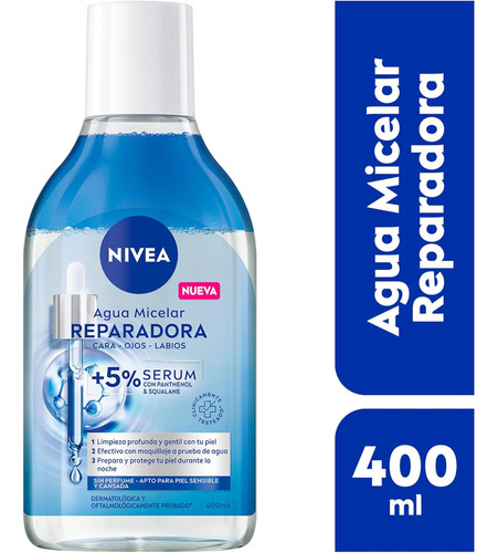 Nivea Agua Micelar Reparadora Infusionada Con Serum 400ml