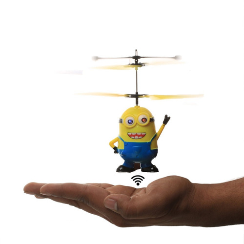 Minion Volador Con Sensor Ir D Mando + Cable Cargador Usb!