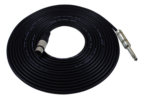 Gls Audio Cables De Micrófono De 25 Pies  Xlr Hembra A 1/4