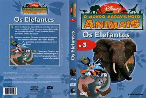 Dvd Disney O Mundo Maravilhoso Dos Animais Os Elefantes