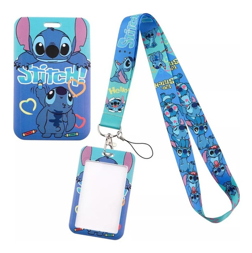 Imagen 2 de 7 de Lanyard + Portacredencial - Stitch Disney
