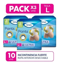 Comprar Ropa Interior Adultos Tena Pants Ultra Talla L 10un Pack X3