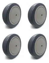 Comprar 4 Ruedas Para Changos De Supermercado 125mm Pvc Ruleman