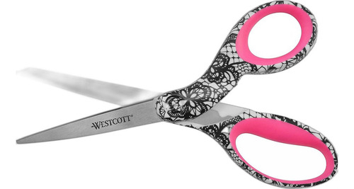Westcott Trendsetter Straight Lace Pattern Scissor 8 16660