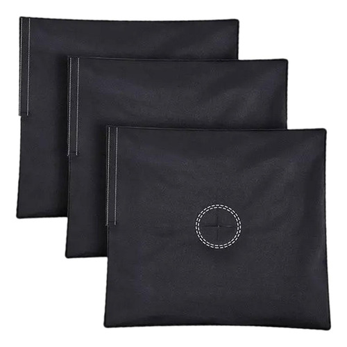 3x Bolsa De Pesas Bolsa De Pesas Base De Negro De 18 \ X19\