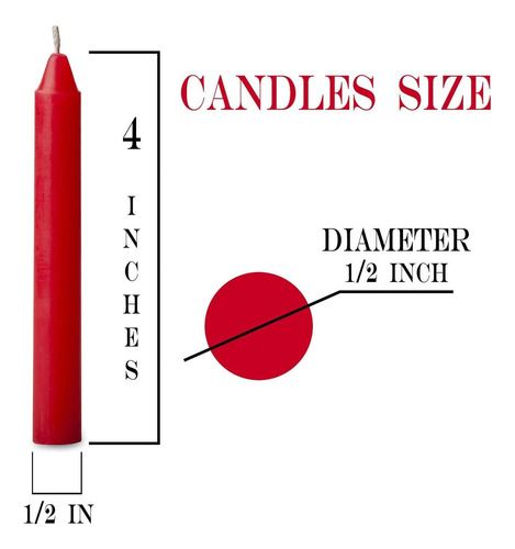 100 Velas Rojas A Granel Para Árbol De Navidad, Decoraciones