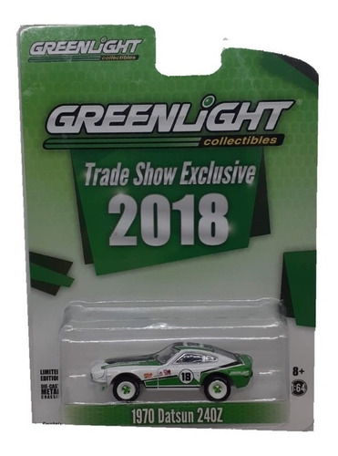 Greenlight Trade Show Exclusive 2018/1970 Datsun 240z 1:64 Color Blanco