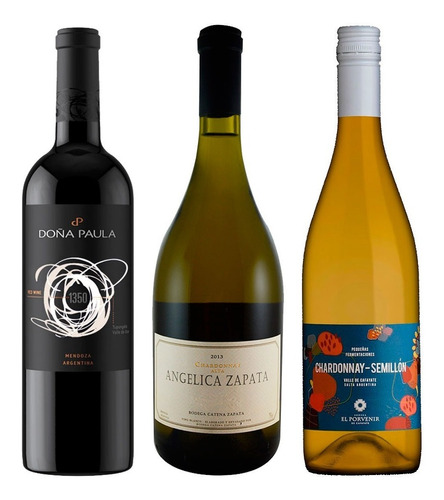 Vinos Tintos Blancos Catena Zapata Doña Paula Porvenir  X3