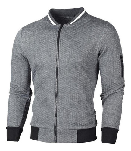 A Chamarra Bomber Para Hombre Letterman Baseball Sport