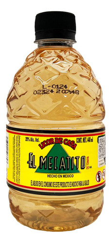 Licor De Caña El Mecatito De Tonaya Oro Pet 440 Ml