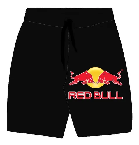 2 X Bermudas De Moletom Red Bull Shorts Estampa Frontal