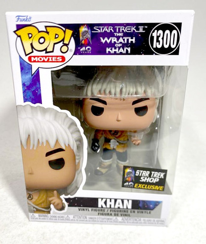 Star Trek Khan Exclusive #1300 Funko 