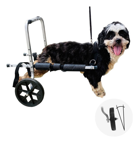 Cadeira Rodas Para Cachorro Médio Porte N2 Anti Tombamento