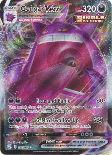 Gengar Vmax 157/264 Ultra Raro Pokemon Tcg