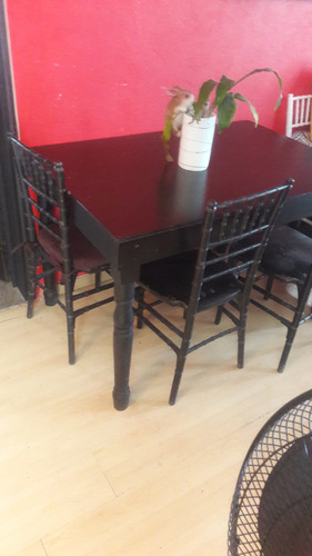 Comedor Rustico De Madera Para 6 Personas (Usado)