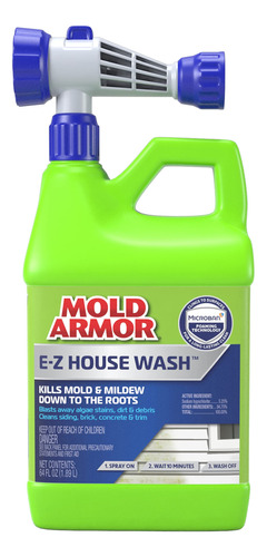 Mold Armor E-z House Wash De 64 Onzas - Limpiador De Ladrill